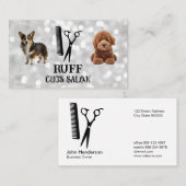 Carte De Visite Doggies mignonnes | Outils Salon (Devant / Derrière)