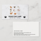 Carte De Visite Doggies mignonnes | Races assorties (Devant / Derrière)