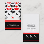 Carte de visite Dogue (Devant / Derrière)