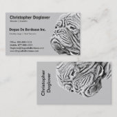 Carte De Visite Dogue De Bordeaux - mastiff français (Devant / Derrière)