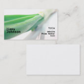 Carte de visite d'oignon vert (Devant / Derrière)