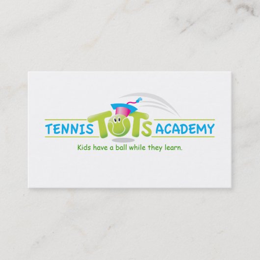 Carte De Visite Doigts Academy_template de tennis (Devant)