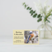 Carte de visite d'oiseau bleu (Debout devant)