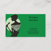 Carte de visite d'oiseau de chanson (Devant)