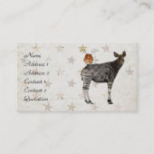 Carte de visite d'OKAPI et de HIBOU (Devant)