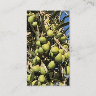 Carte de visite d'olives