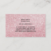 Carte De Visite Doll maker artiste or rose (Dos)