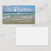 Carte de visite Dollar de sable (Devant / Derrière)