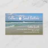 Carte de visite Dollar de sable (Devant)