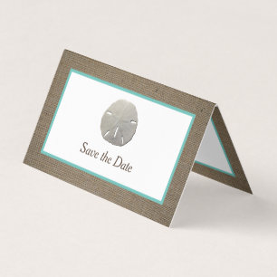 Carte De Visite Dollar De Sable & Burlap Photo Enregistrer La Cart