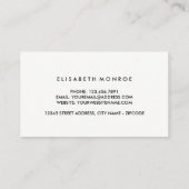 Carte De Visite Dollar de sable, Starfish, Seahorse, Voyage & Tour (Dos)