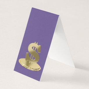 Carte De Visite Dollar d'or