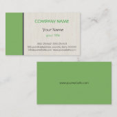 Carte De Visite Dollar facture professionnel élégant moderne (Devant / Derrière)