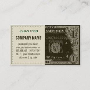 Carte De Visite Dollar vintage
