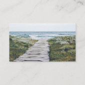 Carte De Visite Dollars De Sable Naturel Annonce De Location De Ph (Dos)