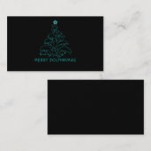 Carte De Visite Dolphin Lover Venin | Dolphin Merry Christmas Tree (Devant / Derrière)