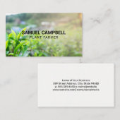 Carte De Visite Domaine de Plante (Devant / Derrière)