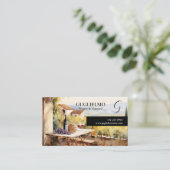 Carte De Visite Domaine et vignoble (Debout devant)