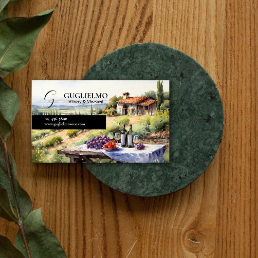 Carte De Visite Domaine et vignoble