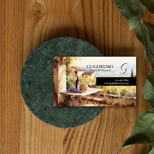 Carte De Visite Domaine et vignoble