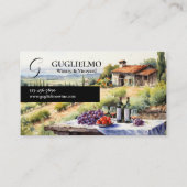 Carte De Visite Domaine et vignoble (Devant)