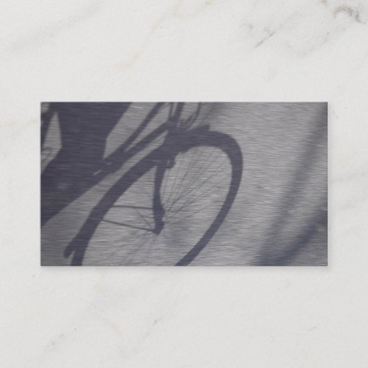 Carte de visite d'ombre de bicyclette (Devant)