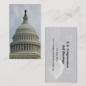 Carte De Visite Dôme de la capitale des États-Unis (Devant / Derrière)