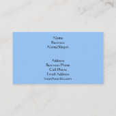 Carte De Visite Domestique minuscule de nettoyage de tempête de (Dos)