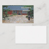 Carte De Visite Dommages causés par les inondations (Devant / Derrière)