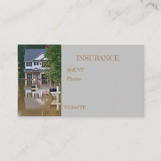 Carte De Visite Dommages liés aux inondations