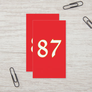 Carte De Visite don drôle pour tous les fans joueur ont le numéro