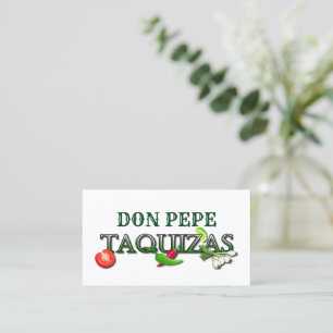 Carte De Visite Don Pepe Taquizas