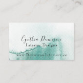 Carte de visite d'onde Aqua (Devant)