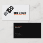 Carte De Visite Données (Devant / Derrière)