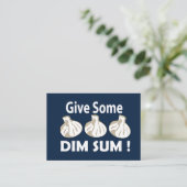 Carte De Visite Donnez un restaurant de dim sum (Debout devant)