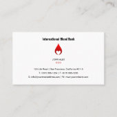 Carte De Visite Dons de sang | Banque de sang (Devant)