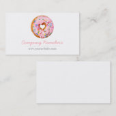 Carte De Visite Donut (Devant / Derrière)
