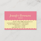 Carte De Visite Donut Photo Tasty (Dos)