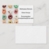 Carte De Visite Donuts (Devant / Derrière)