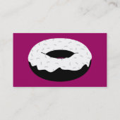 Carte De Visite DONUTS de nuance rose (Dos)
