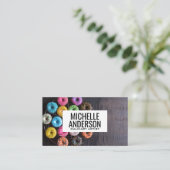 Carte De Visite Donuts on Table | Bakery (Debout devant)