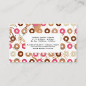 Carte De Visite Donuts on Table | Bakery (Dos)