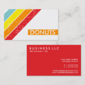 Carte De Visite DONUTS rétro (Devant / Derrière)