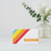 Carte De Visite DONUTS rétro (Debout devant)