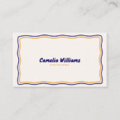carte de visite doodle groovy (Devant)