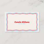 carte de visite doodle groovy (Devant)