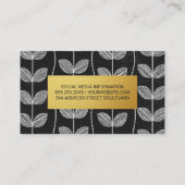 Carte De Visite Doodles de flamme (Dos)