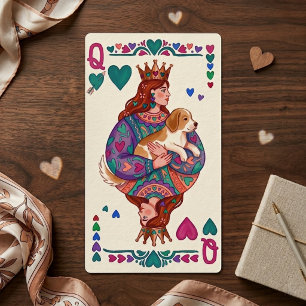 Carte de visite Dopamine Queen Of Hearts Pet Sitte