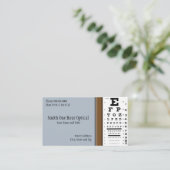 Carte de visite d'optométristes (Debout devant)