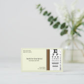 Carte de visite d'optométristes (Debout devant)